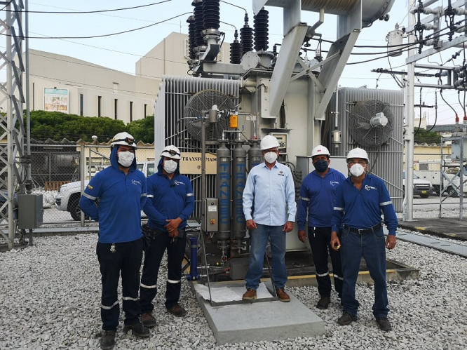 La primera instalación de TRANSEC en el Ecuador La primera instalación de TRANSEC en el Ecuador